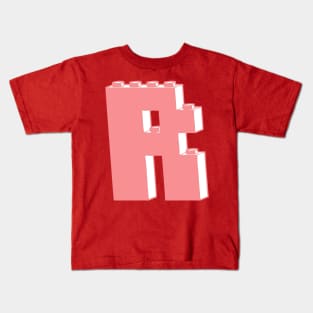 THE LETTER R, Customize My Minifig Kids T-Shirt